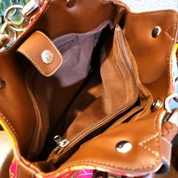 NWT Kim Rogers Floral "Nikki Ring" Shoulder Bag/Satchel - Picture 12 of 14